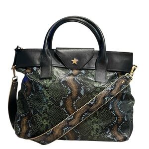 Etoile medium tote, snake skin